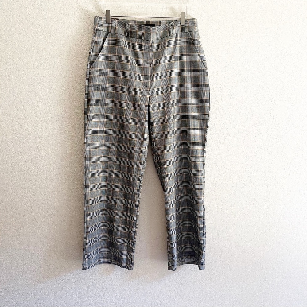 FOREVER 21 Plaid Trouser Pant New With Tags Size OX - Picture 2 of 12
